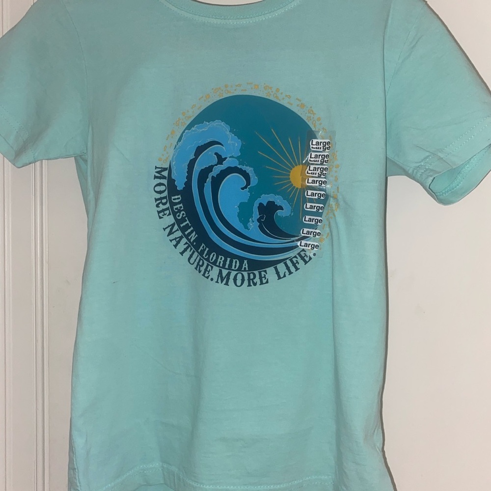 Destin Florida More Nature More Life U.S. Vintage Teal T-Shirt